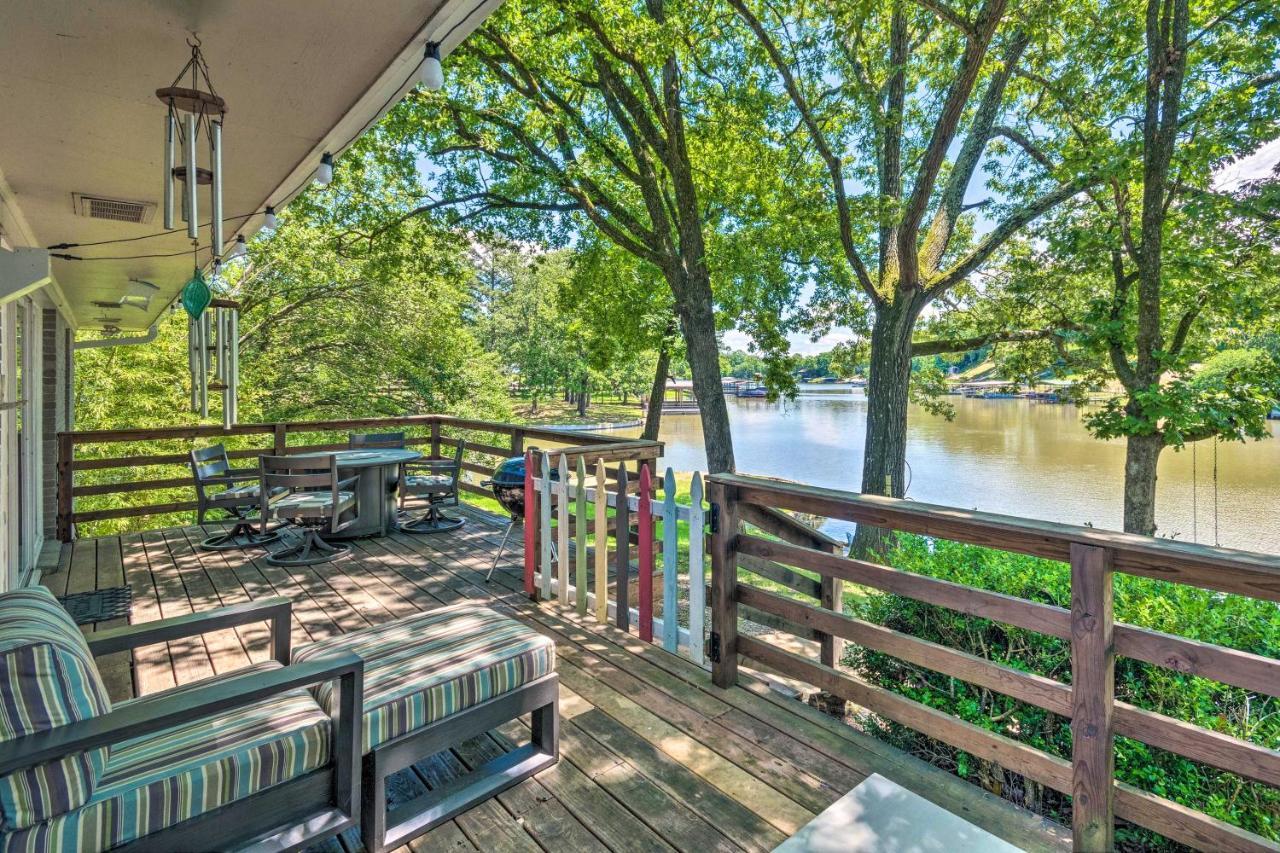 Lakefront Hot Springs Home With Updated Deck And Dock! 외부 사진